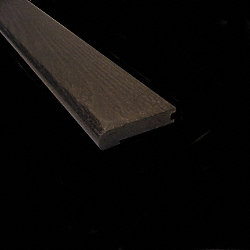 Prefinished Espresso Oak Hardwood 3/4 in thick x 3.125 in wide x 78 in Length Stair Nose